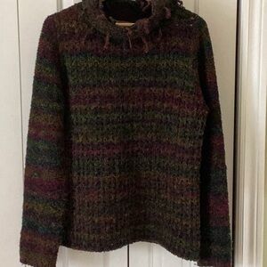 SPANNER Multicolor Cowl Neck Sweater